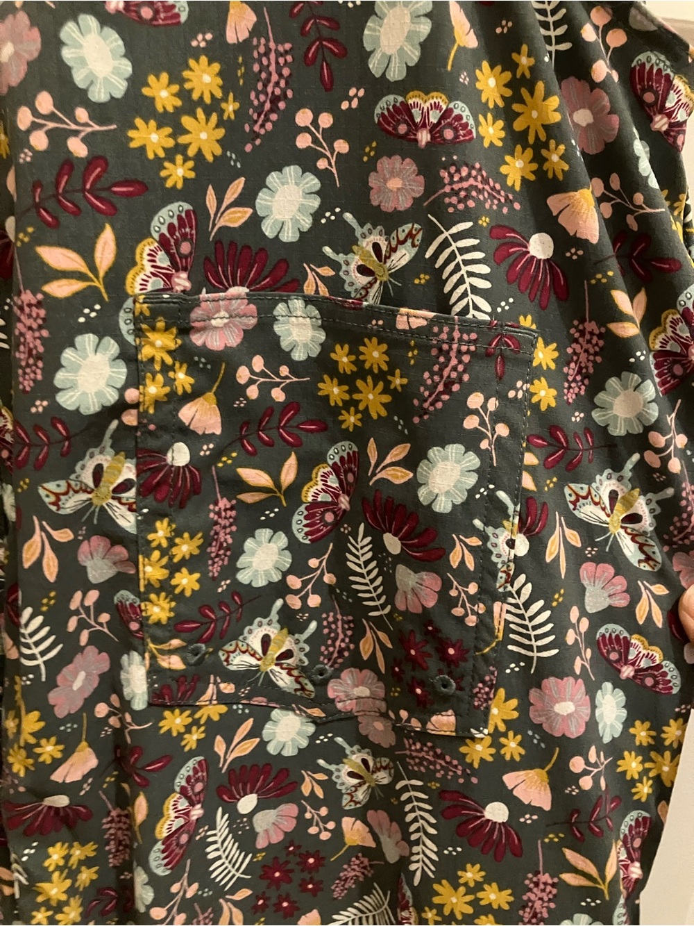 NWT Duluth Retired Fir Moth Floral Heirloom Gardening Overalls (XL 29” inseam) - Picture 9 of 10